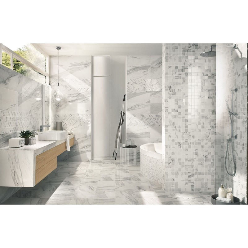 Płytki Novabell Imperial Calacatta Bianco 60x60 Lapato Ret.Gat.1