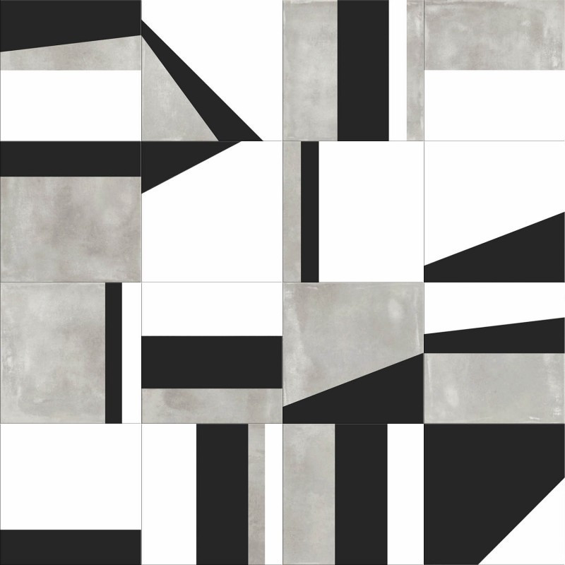 Płytki ABK Play Edge Mix Grey 20x20 Nat.Ret.Gat.1
