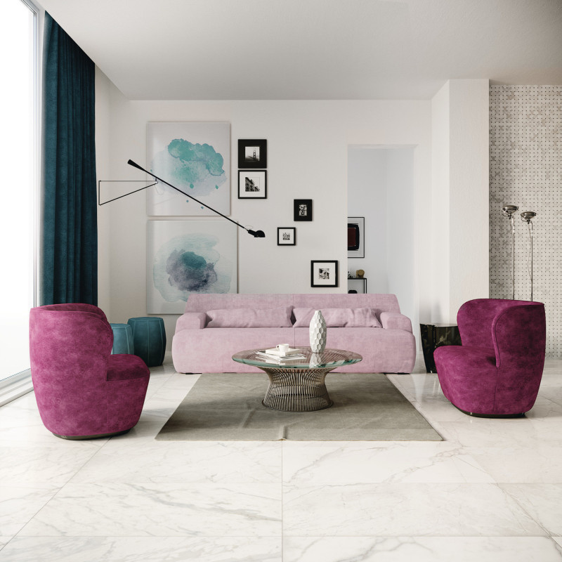 Płytki Edimax Astor Velvet White 80x80 Ret.Gat.1