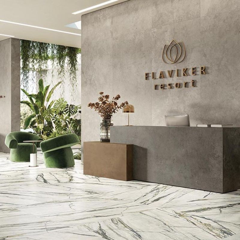 Płytki Flaviker Supreme Treasure Calacatta Emerald 60x120 Nat.Gat.1