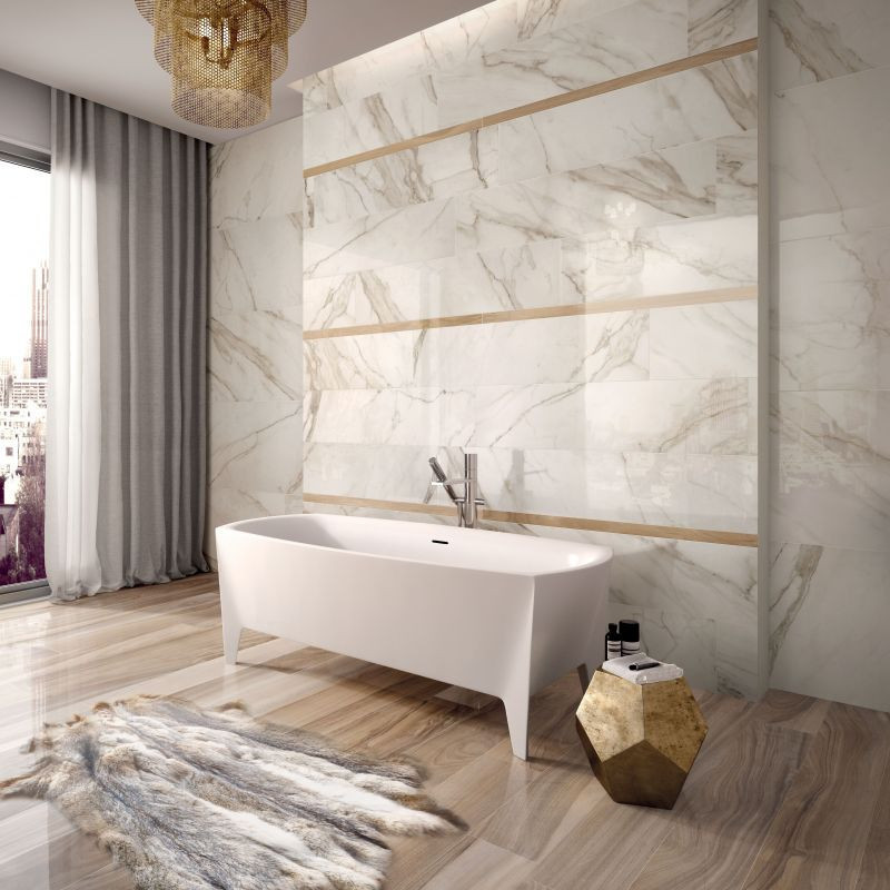 Płytka Płytki Flaviker Supreme Golden Calacatta 60x120 Antictato...