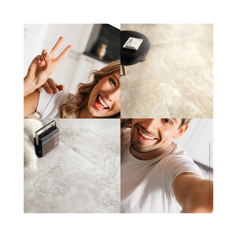 Płytki Edimax Astor Bloom White 60x120 Ret.Gat.1