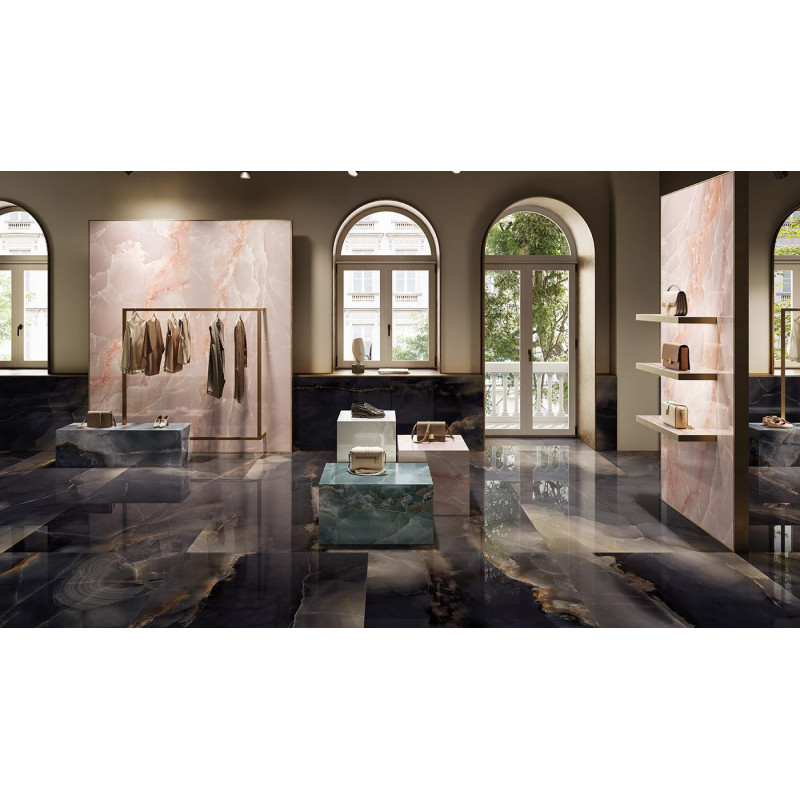 Płytki Emil Ceramica Tele di Marmo Onyx Black 90x90 Full Lapato Gat.1