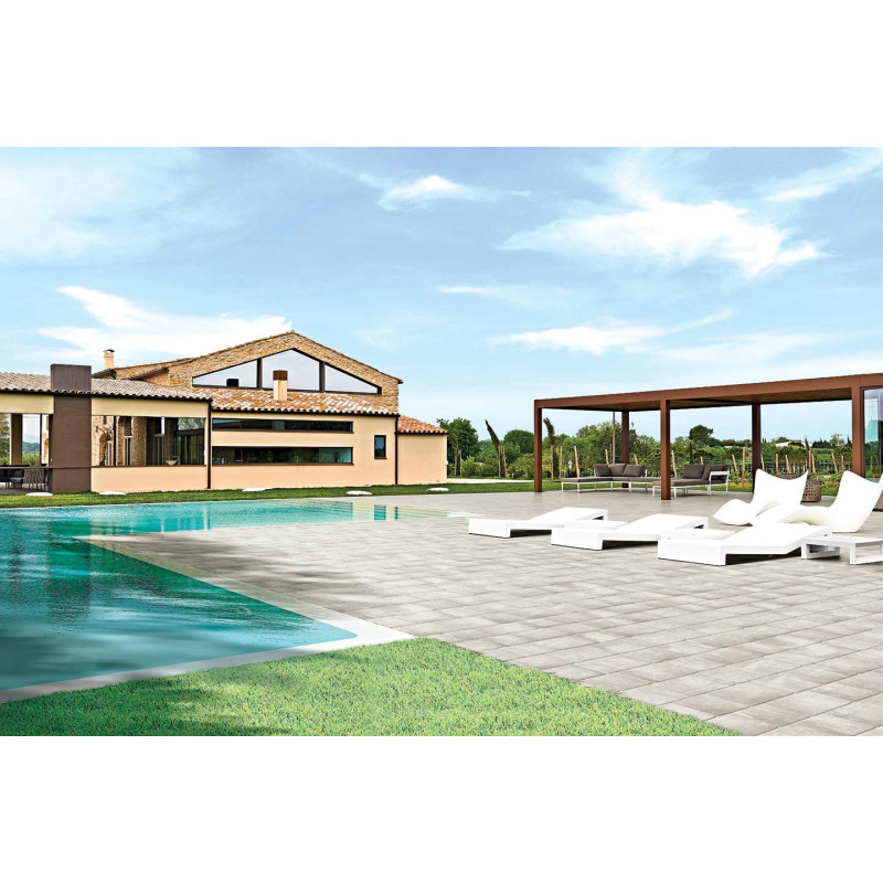 Płytka Gres Rex Ardoise Gris 80x80 Rett.Gat.1 - Kamiennopodobne -...