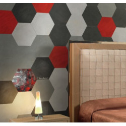 Płytki Tanino Lamborghini Indy Hexagon White 25x25 Nat.Ret.