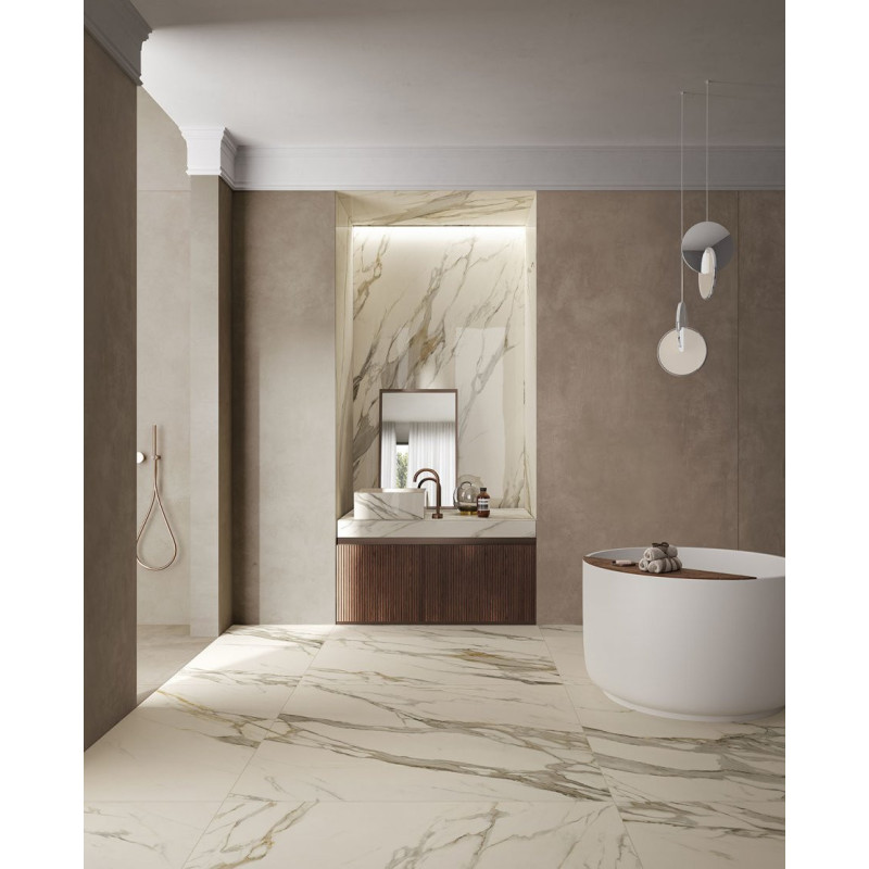 Płytka Gres Boutique HBO Calacatta Oro 120x120 Shine Rett.Gat.1 -...