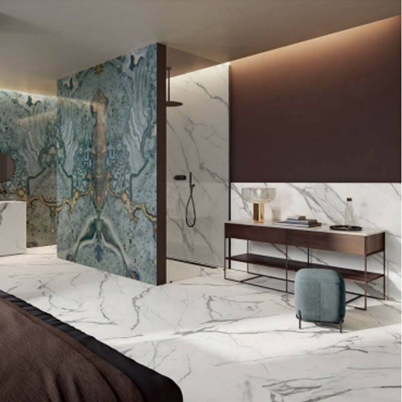 Płytki Gardenia Orchidea La Marmoteca Statuario Premium 120x120 Lux Gat.1