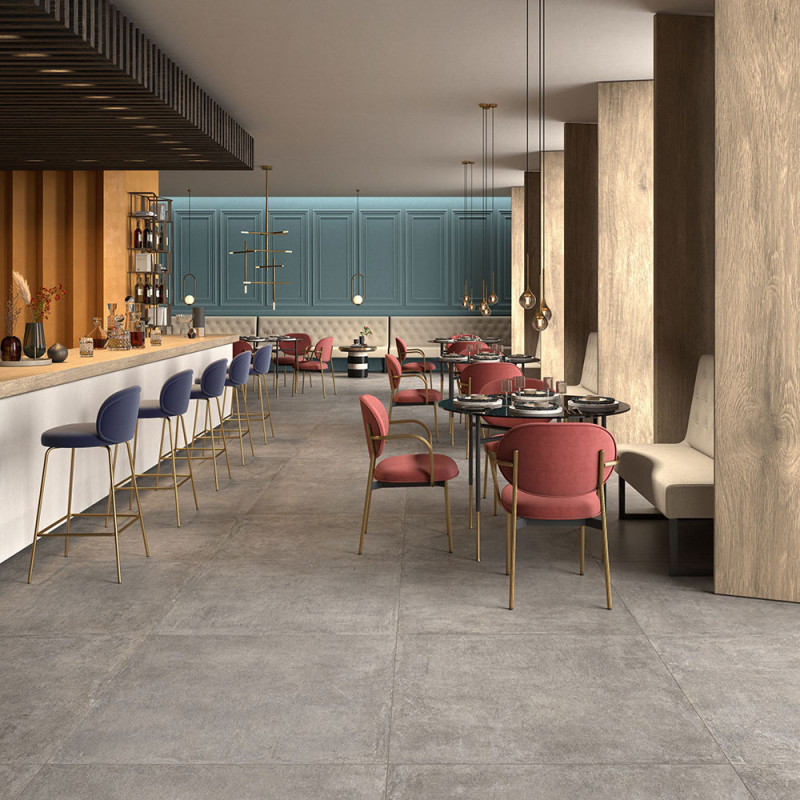 Płytki Castelvetro Industrial Piombo 100x100 Nat.Ret.Gat.1