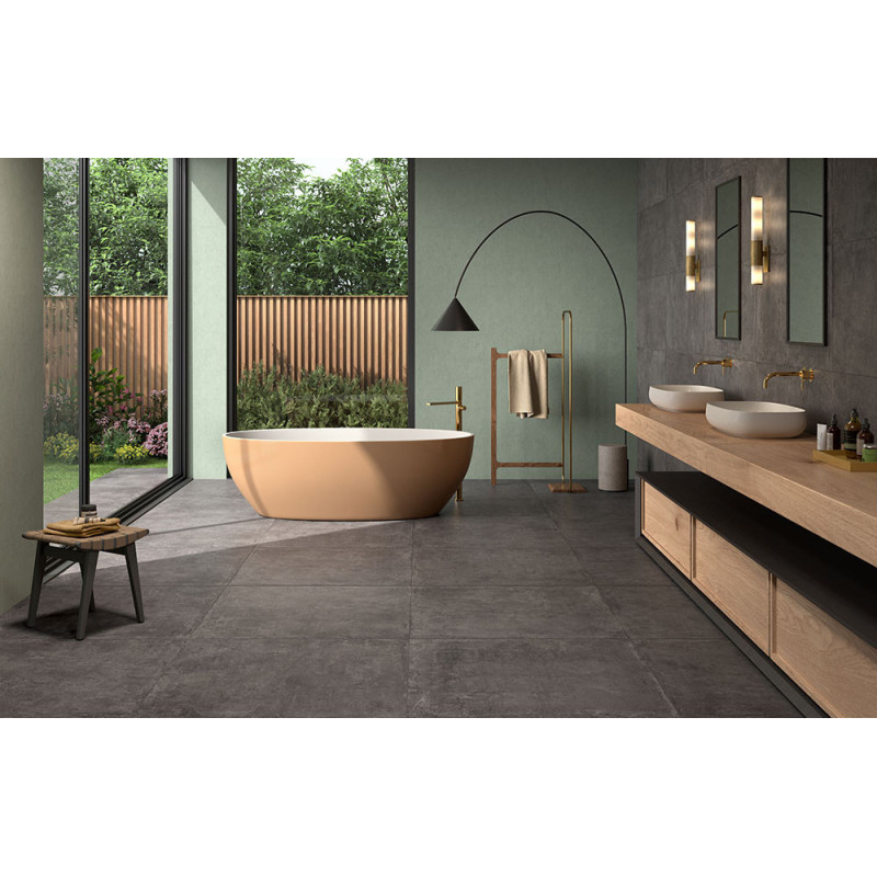 Płytki Castelvetro Industrial Nero 100x100 Nat.Ret.Gat.1