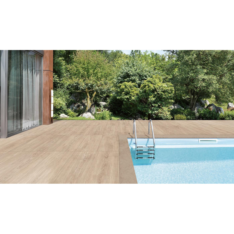 Płytka Flaviker Nordik Wood Smoked 20x120 Rett.Gat.1 - Gres...