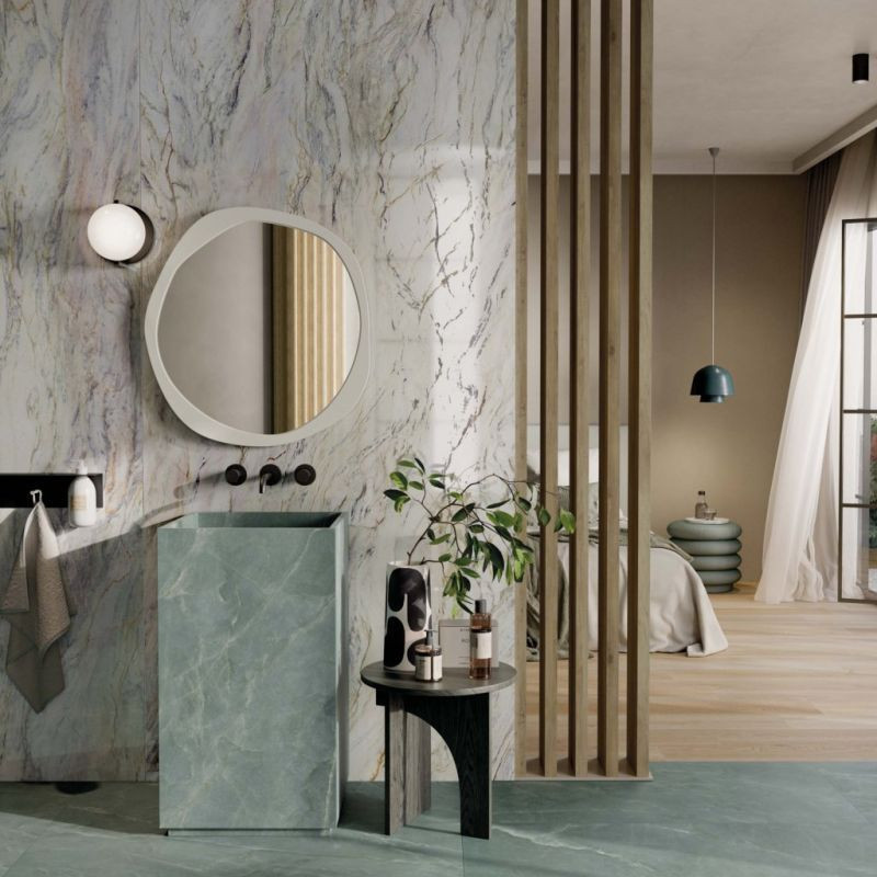 Płytki ABK Sensi Nuance Quarzite Fusion 120x120 Lux 3D Gat.1
