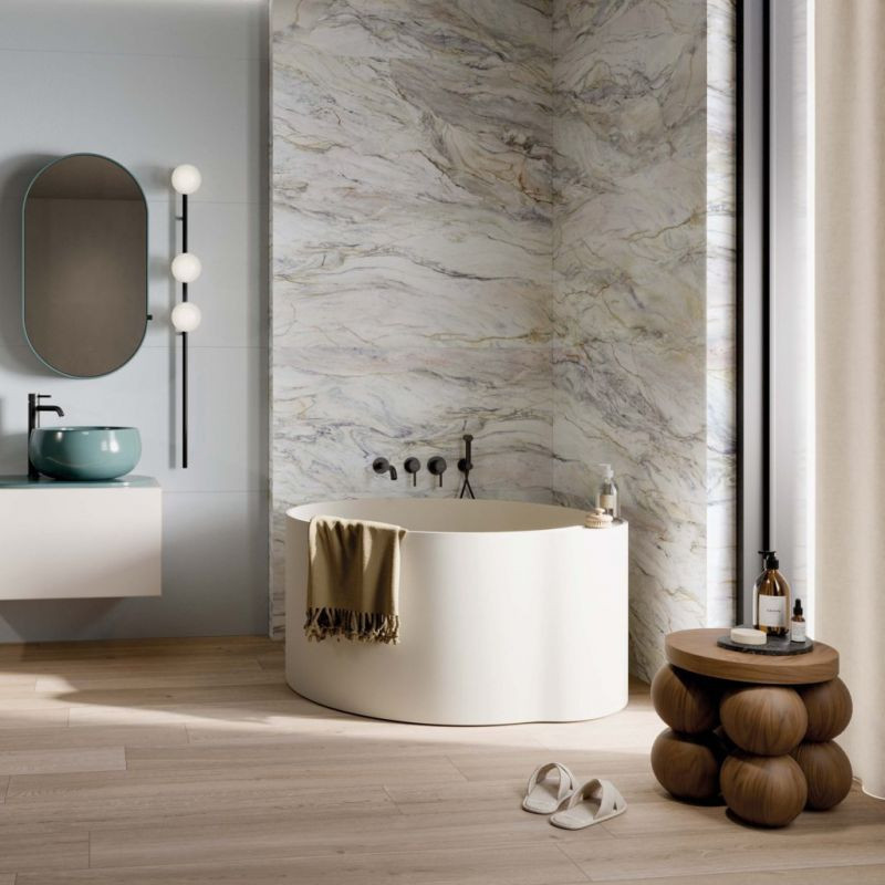 Płytki ABK Sensi Nuance Quarzite Fusion 120x120 Lux 3D Gat.1