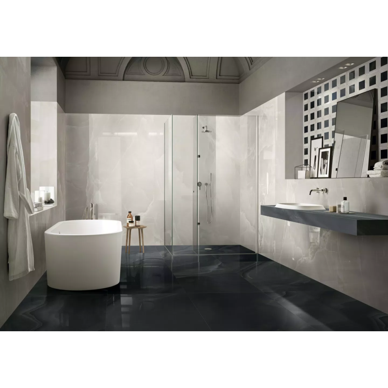 Płytki Florim Eccentric Luxe Smoky Black 120x120 Glossy Gat.1