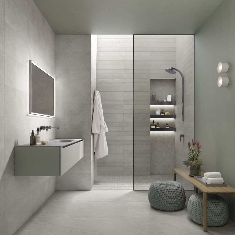 Płytki Edimax Astor Nuances Grey 80x80 Nat.3D Gat.1