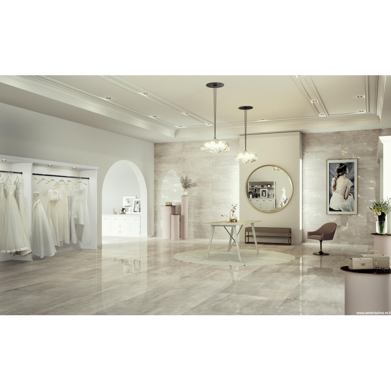 Płytki Serenissima Fossil Crema Lux 100x100 Gat.1