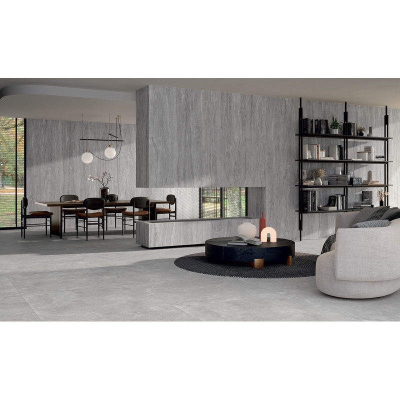 Płytki Fondovalle Royal Travertino Griseo Cross 80x80 Nat.Gat.1