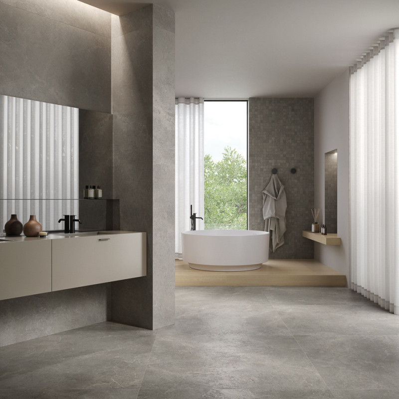 Płytki Cerdomus Imperial Stone Grey 120x120 Lev.Gat.1