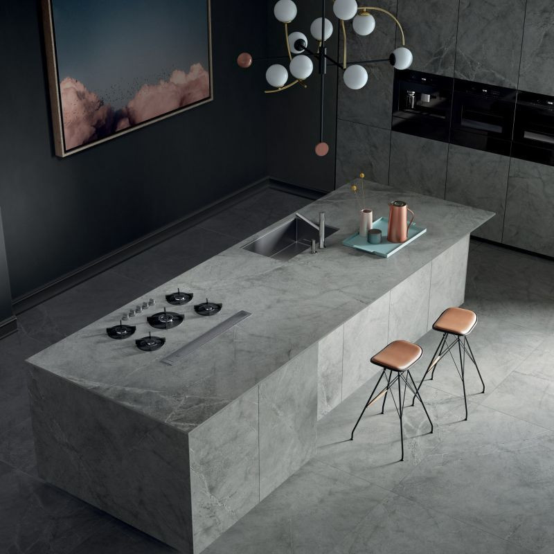 Płytki ABK Atlantis Smoke 90x90 Rett. Gat.1