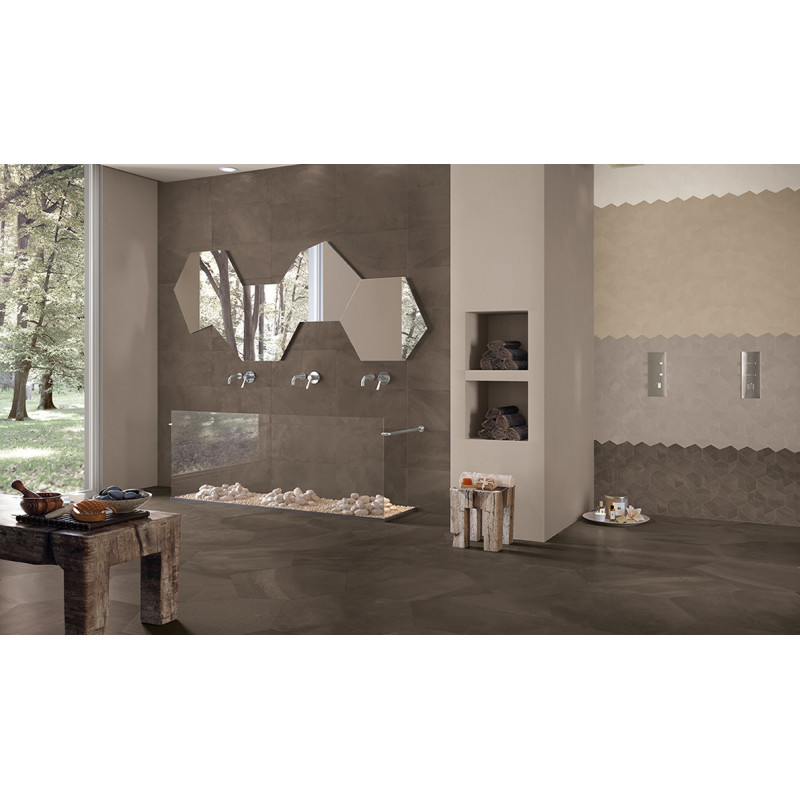 Płytki Emil Ceramica Ergon Architect Resin Hong Kong Taupe 80x80 Lapato Ret.Gat.1