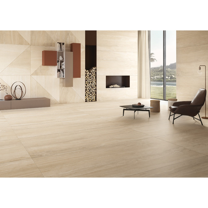 Płytki Coem Wide Gres 240 Reverso Beige 120x120 Nat.Ret.Gat.1