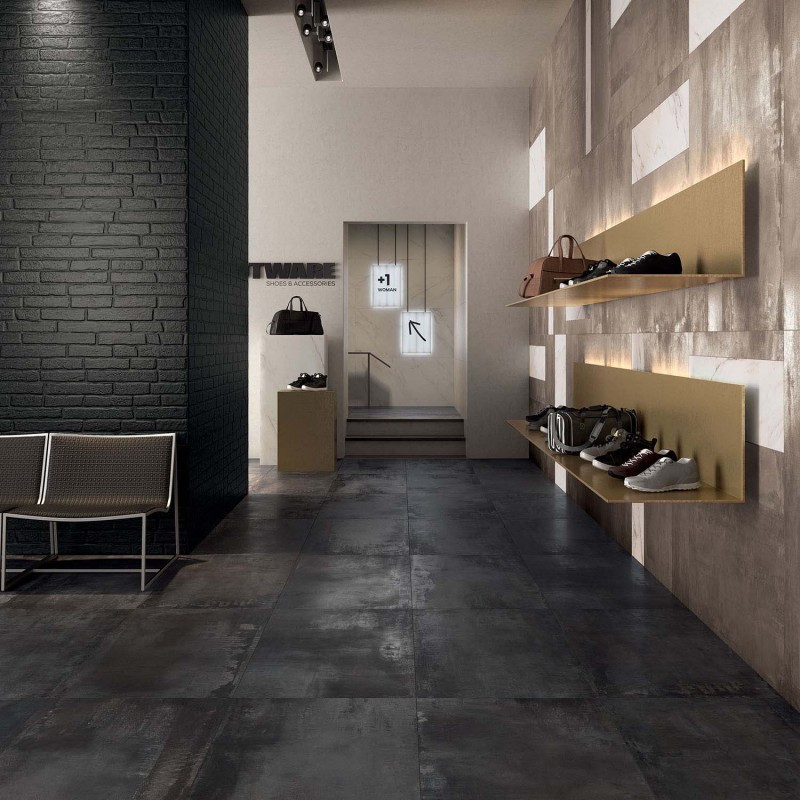 Płytka Gres ABK Interno 9 Dark 60x120 Lapp.Rett.Gat.1 - Płytki...