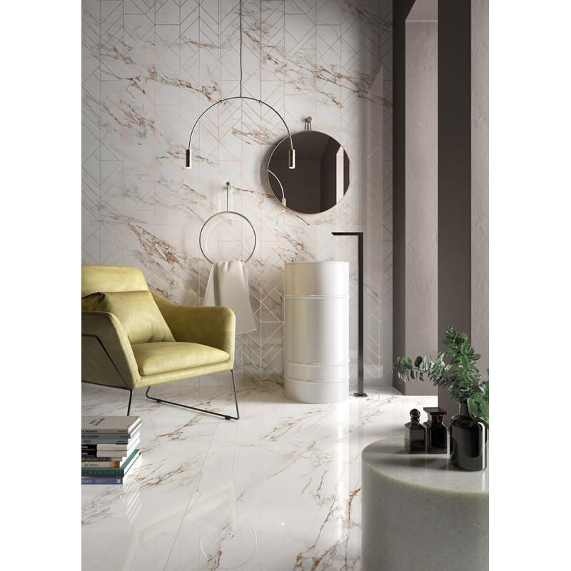 Płytki Pastorelli Sunshine Capraia White 60x60 Shine Rett.Gat.1